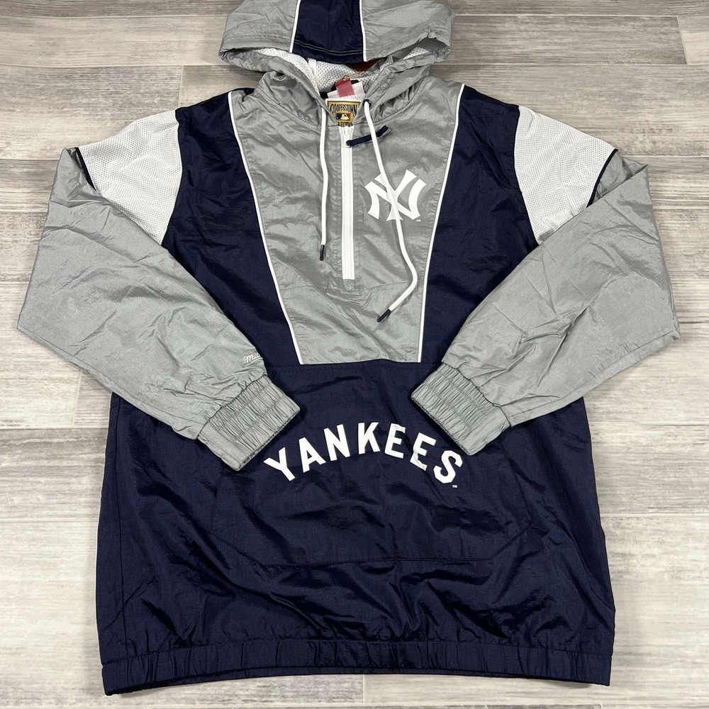 Mitchell & Ness Small Men's Navy New York Yankees Highlight Reel Windbreaker NWT